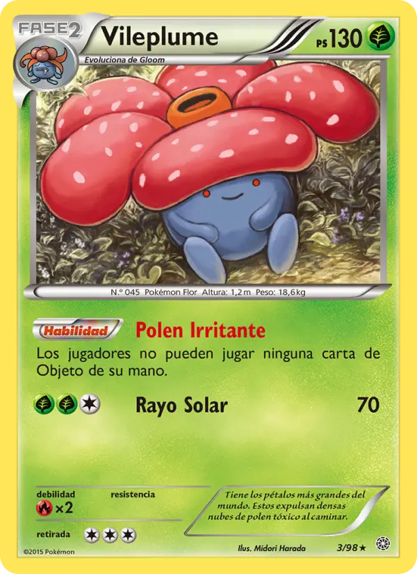 Vileplume, Antiguos Orígenes Nº 3