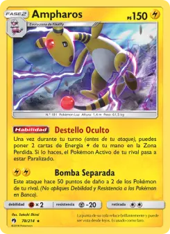 Ampharos, Truenos Perdidos No. 78 Normal