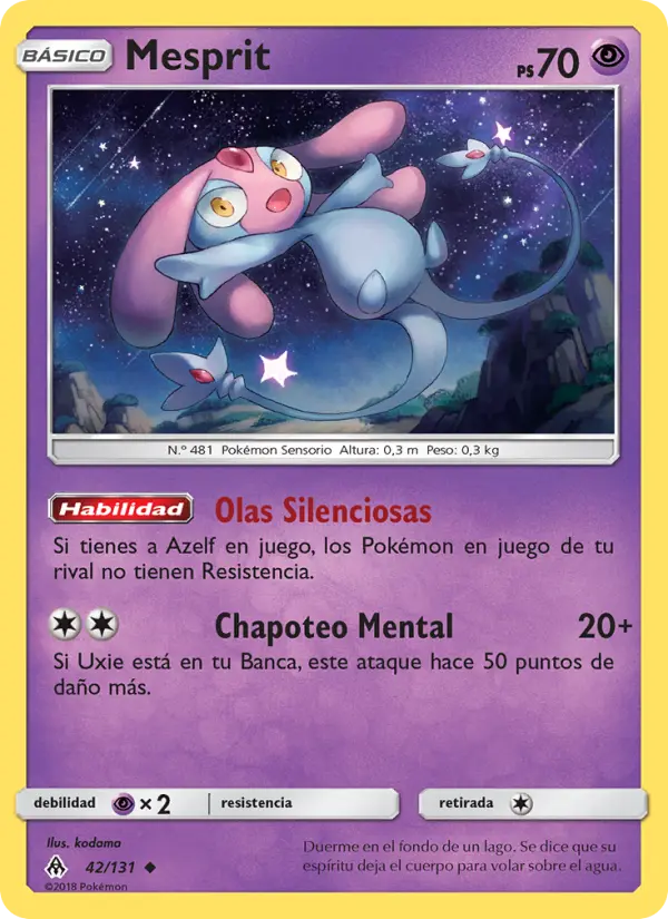 Mesprit, Luz Prohibida No. 42