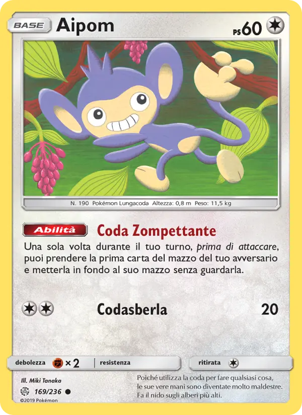 Aipom, Eclissi Cosmica Nº 169