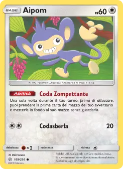 Aipom, Eclissi Cosmica No. 169 Normal