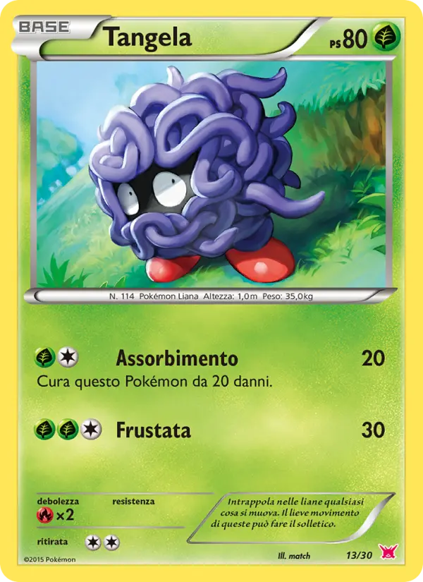 Tangela, XY trainer Kit (Latias) No. 13