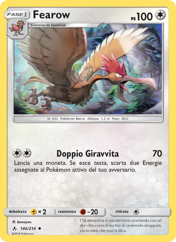 Fearow, Legami Inossidabili Nº 146