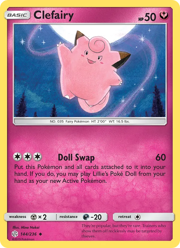 Clefairy, Cosmic Eclipse No. 144