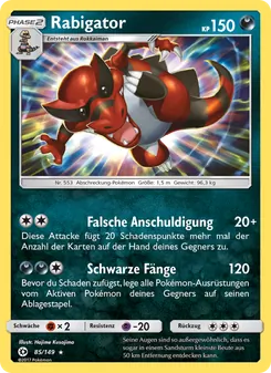 Rabigator, Sonne & Mond No. 85 Normal