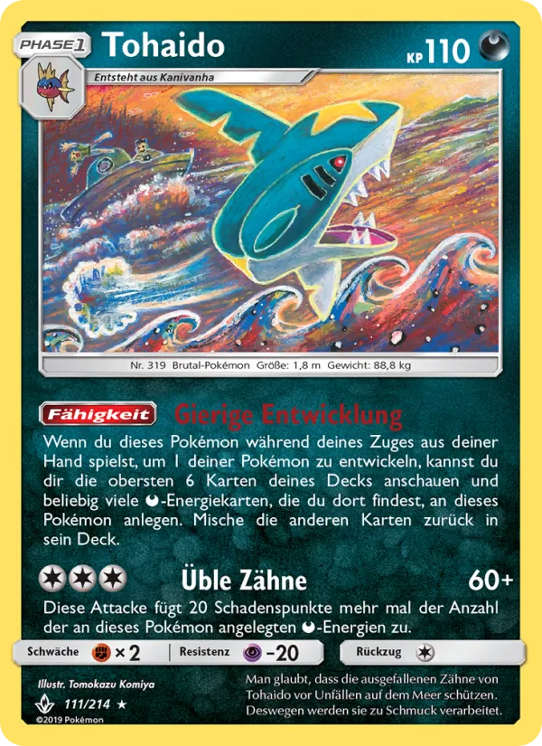 Tohaido, Kräfte im Einklang No. 111