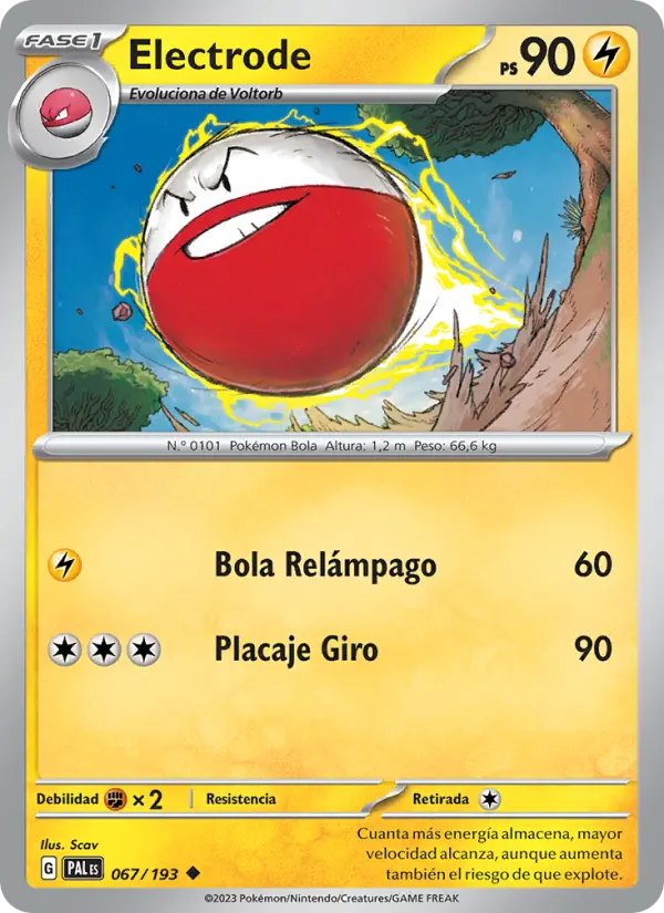 Electrode, Evoluciones en Paldea No. 067