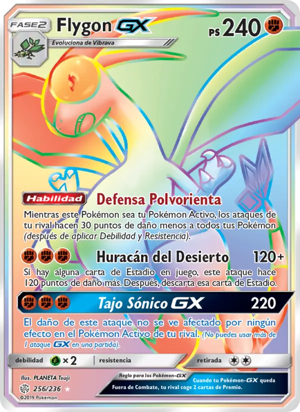 Flygon GX, Eclipse Cósmico No. 256