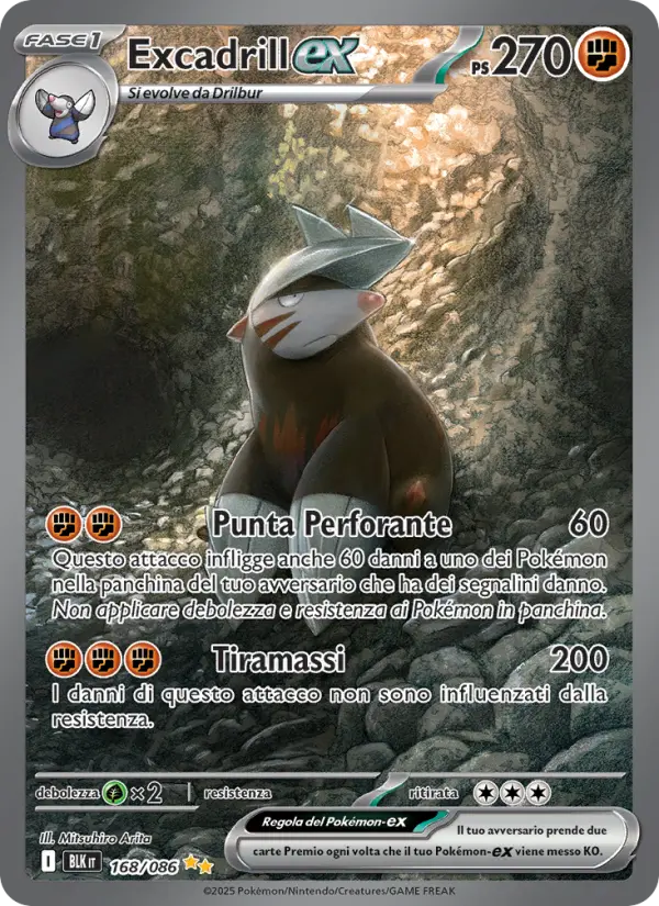 Excadrill-ex, Luce Nera No. 168