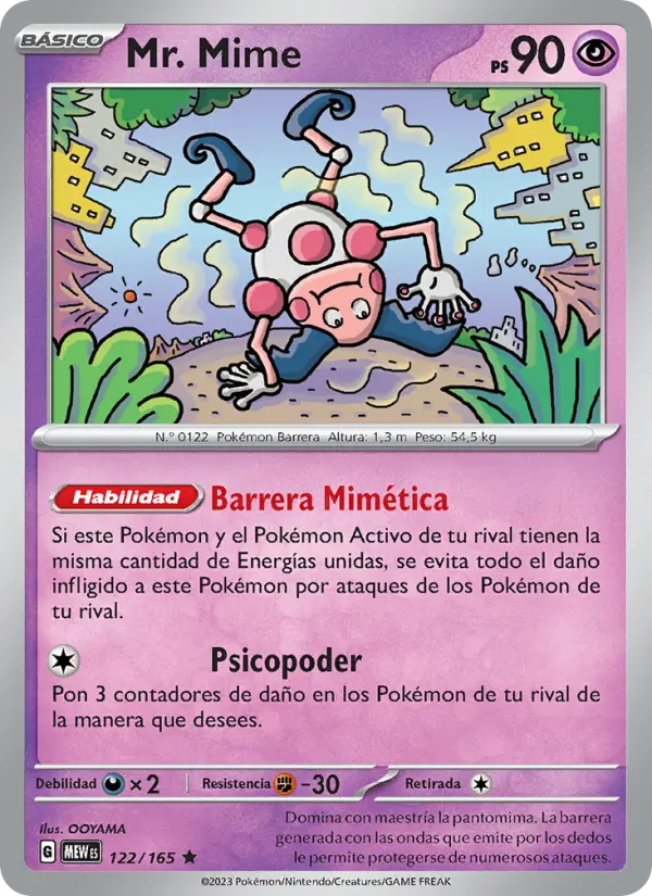 Mr. Mime, 151 Nº 122