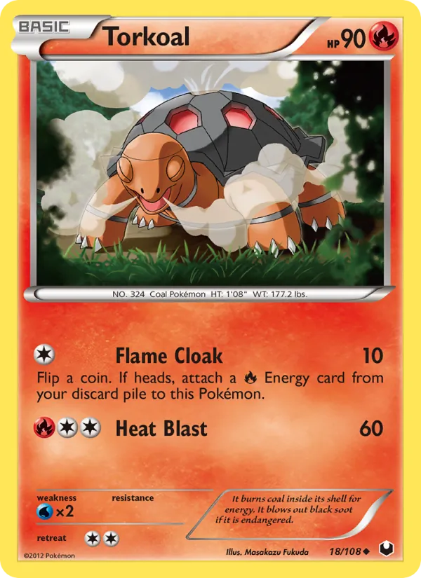 Torkoal, Dark Explorers No. 18