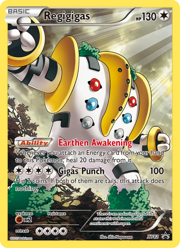 Regigigas, XY Black Star Promos No. XY82