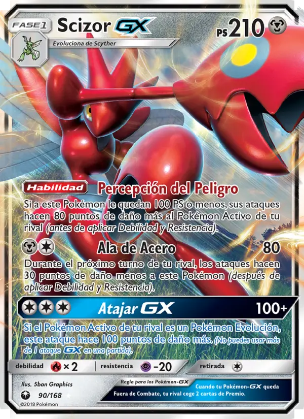 Scizor GX, Tormenta Celestial No. 90