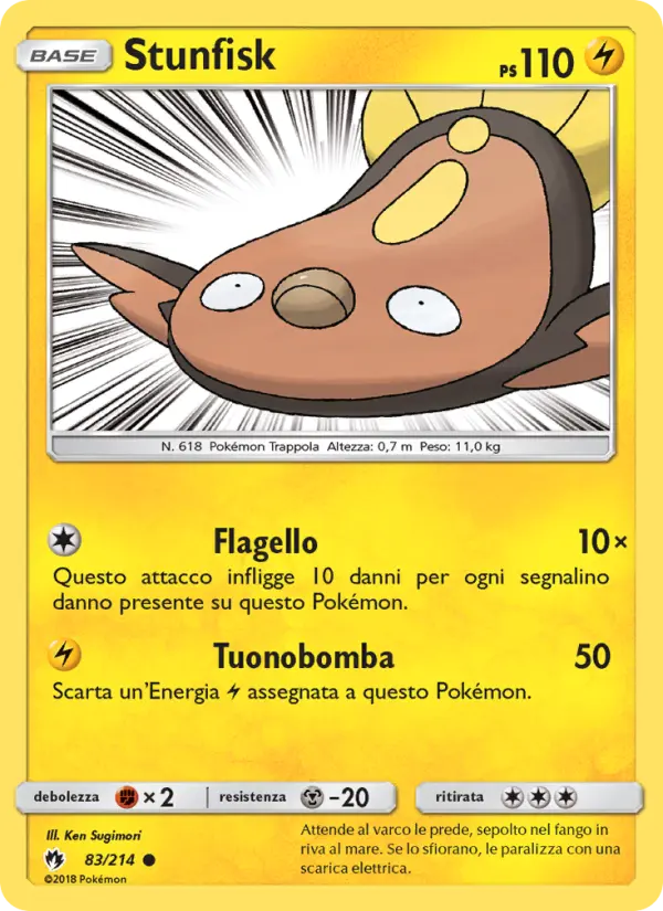 Stunfisk, Tuoni Perduti Nº 83