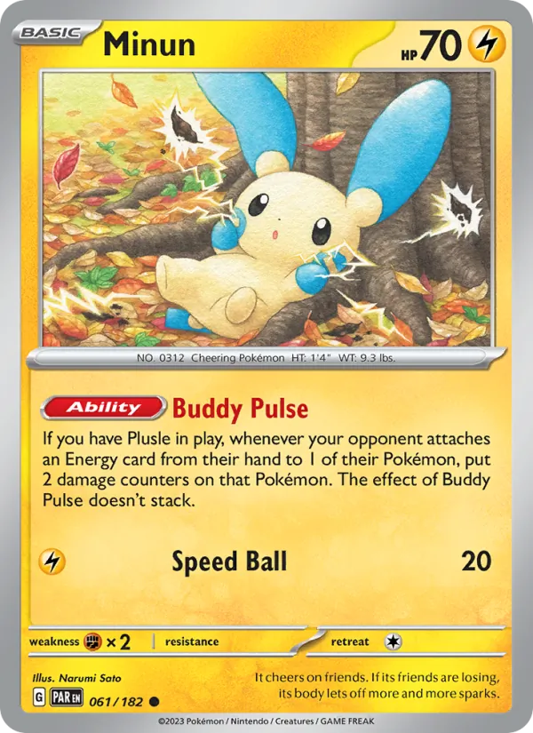 Minun, Paradox Rift No. 061