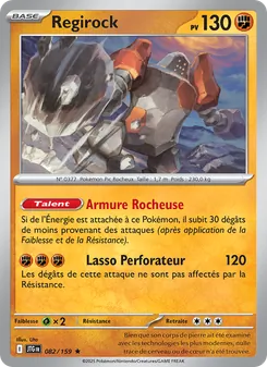 Regirock, Aventures Ensemble No. 082 Holo