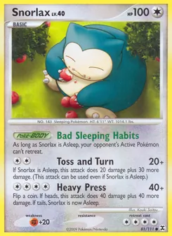 Snorlax, Rising Rivals Nº 81 Normal