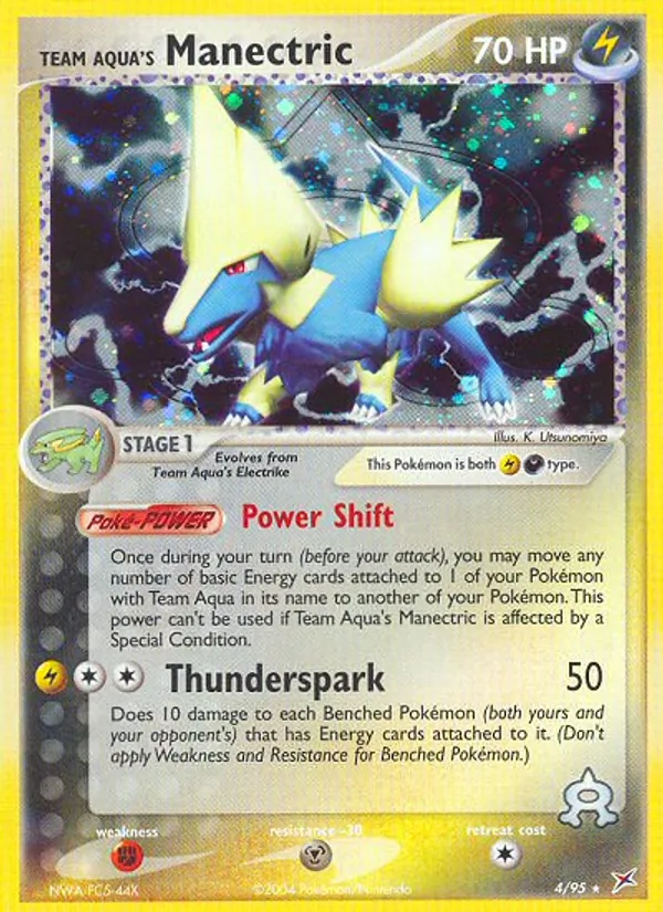 Team Aqua's Manectric, Team Magma vs Team Aqua No. 4