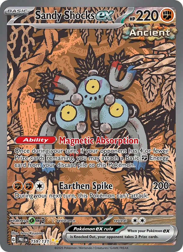 Sandy Shocks ex, Prismatic Evolutions No. 159