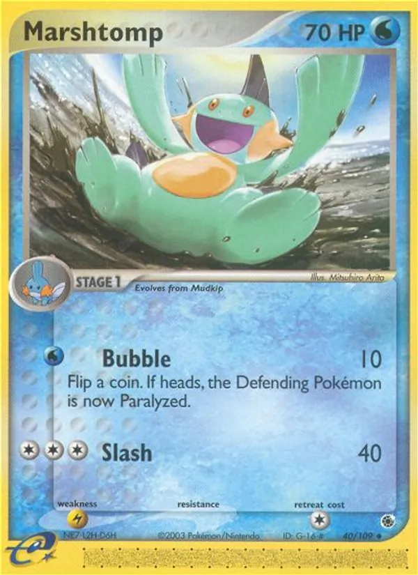 Marshtomp, Ruby & Sapphire Nº 40