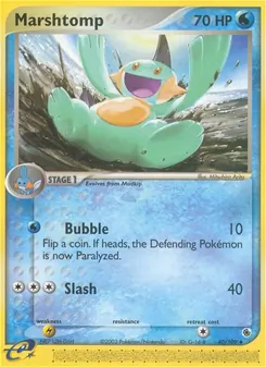Marshtomp, Ruby & Sapphire Nº 40 Normal