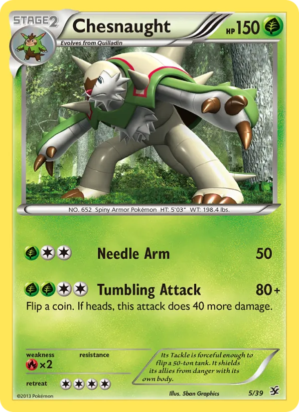 Chesnaught, Kalos Starter Set Nº 5