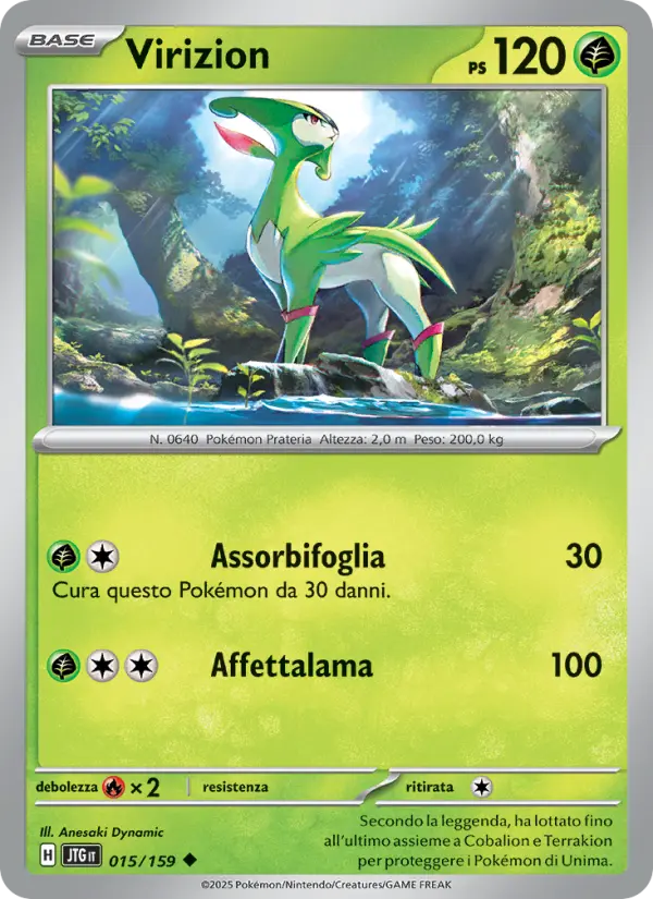 Virizion, Avventure Insieme No. 015