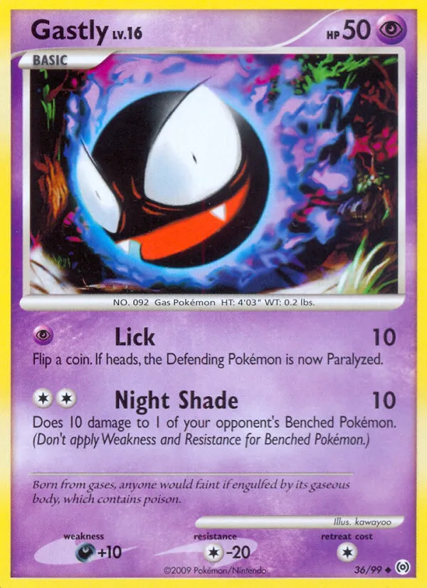 Gastly, Arceus No. 36