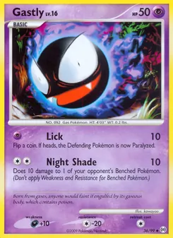 Gastly, Arceus No. 36 Normal