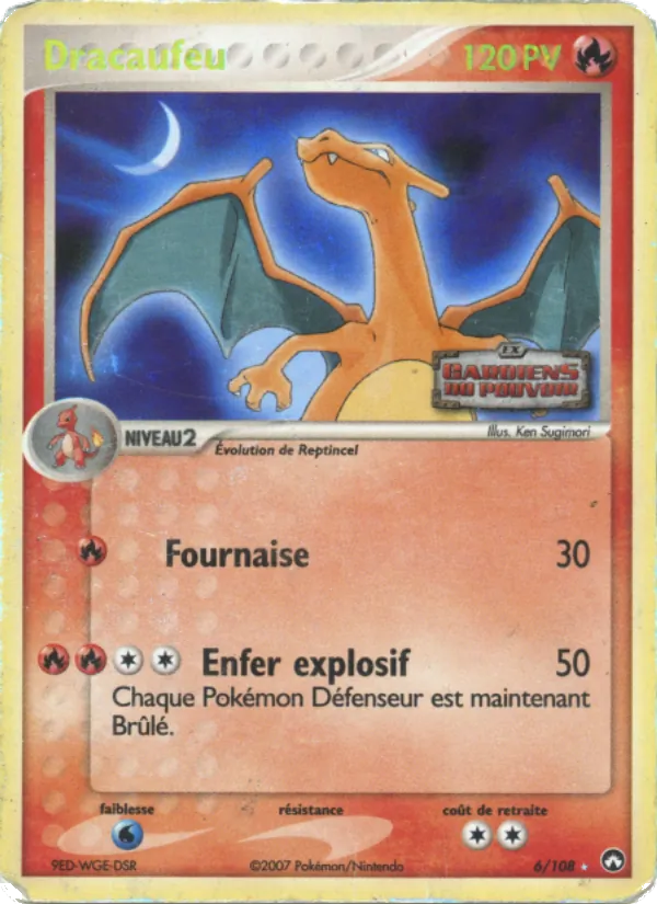 Dracaufeu, EX Gardiens du Pouvoir No. 6