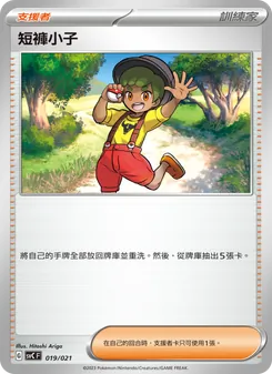 短褲小子, 皮卡丘特別組合 No. 019 Normal