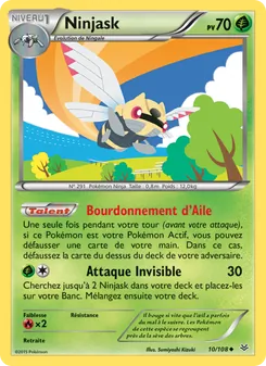 Ninjask, Ciel Rugissant No. 10 Normal