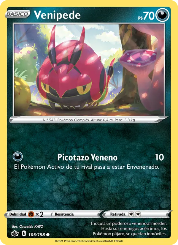 Venipede, Reinado Escalofriante No. 105