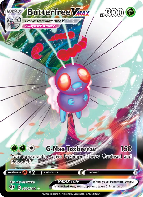 Butterfree VMAX, Darkness Ablaze Nº 2