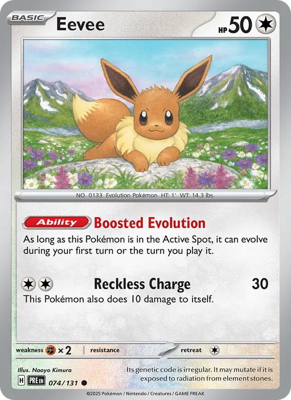Eevee, Prismatic Evolutions No. 074