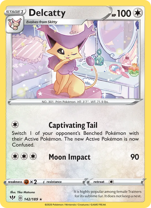 Delcatty, Darkness Ablaze No. 142