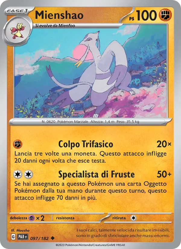 Mienshao, Paradosso Temporale Nº 097