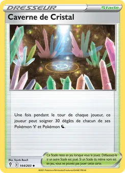 Caverne de Cristal, Évolution Céleste No. 144 Normal