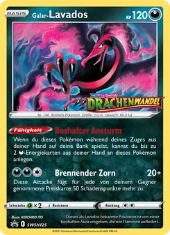 Galar-Lavados, SCSC Promokarten Nº SWSH125 Holo