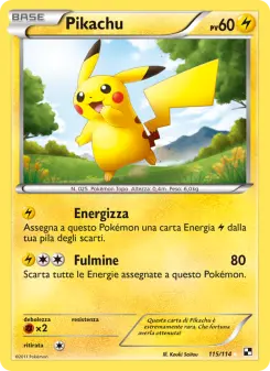 Pikachu, Nero e Bianco No. 115 Normal