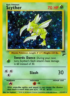 Scyther, Base Set 2 No. 17