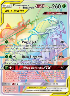 Pheromosa e Buzzwole GX, Legami Inossidabili Nº 215 Normal