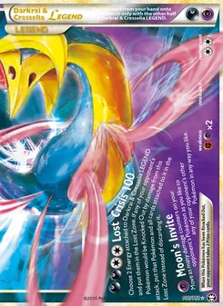 Darkrai & Cresselia LEGEND, Triumphant Nº 100 Holo