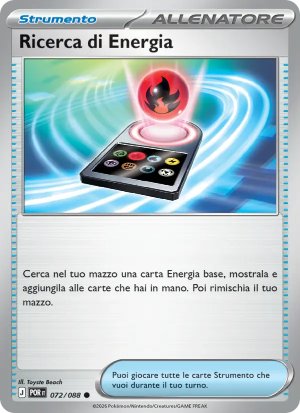 Ricerca di Energia, Equilibrio Perfetto Nº 072