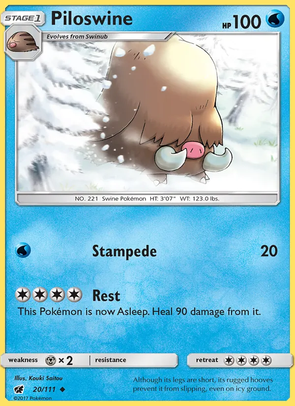 Piloswine, Crimson Invasion No. 20