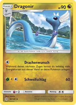Dragonir, Sonne & Mond No. 95 Normal