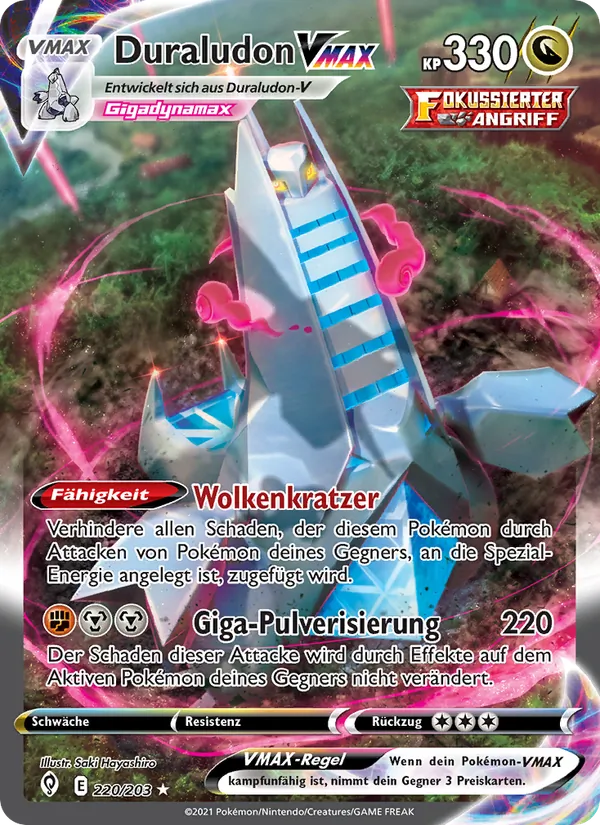 Duraludon VMAX, Drachenwandel Nº 220