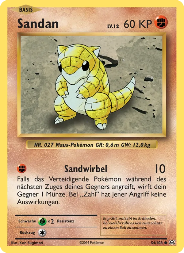Sandan, Evolution Nº 54