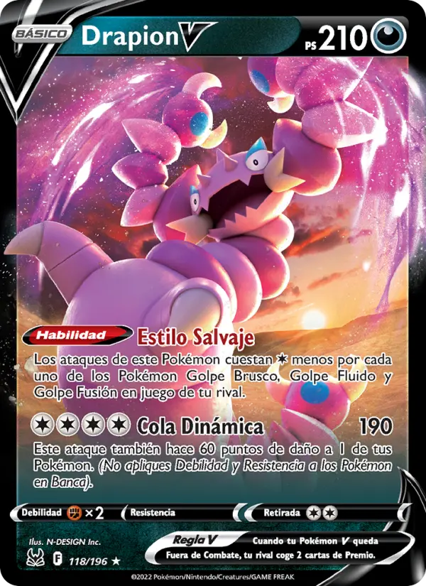 Drapion V, Origen Perdido Nº 118