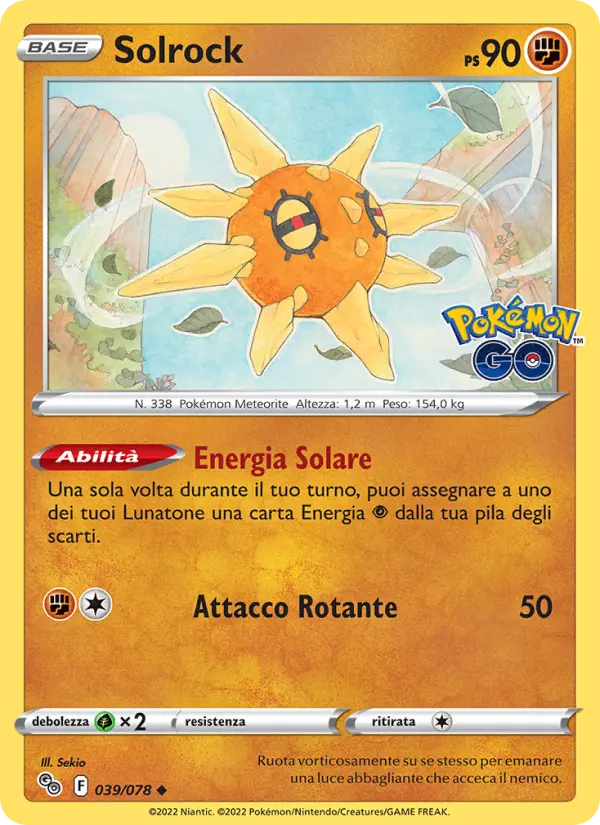 Solrock, Pokémon GO No. 039